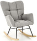 Rocking Chair Vasco | size: Width: 70cm, Height: 94cm, Depth: 97cm | color: Gray | image: 0 | variant: 1005726