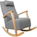 Rocking Chair Venla | size: Width: 65.5cm, Height: 104cm, Depth: 102cm | color: Gray | image: 1 | variant: 1005732