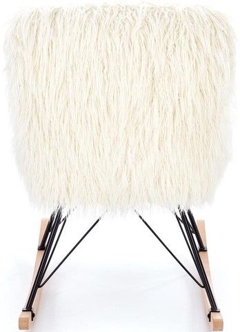 Rocking Chair West Redhill | size: Width: 72cm, Height: 100cm, Depth: 94cm | color: White | image: 6 | variant: 1007240