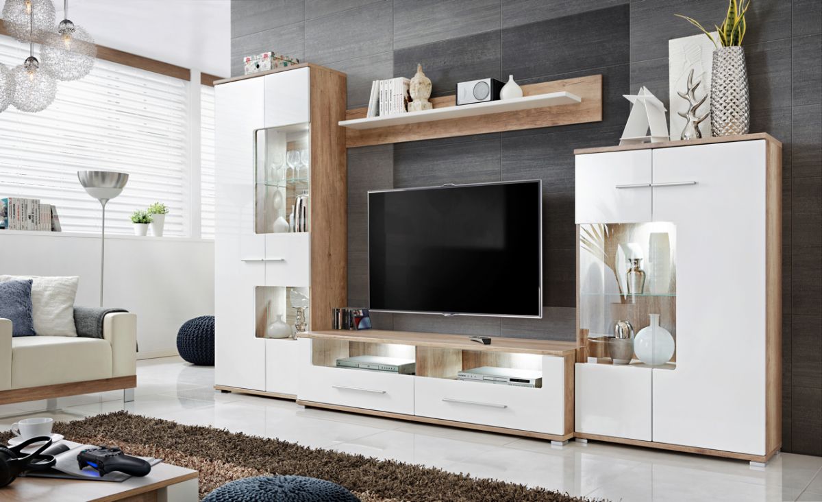 Section West Abingdon | size: Width: 160cm, Height: 194cm | color: White | image: 1 | variant: 1007154