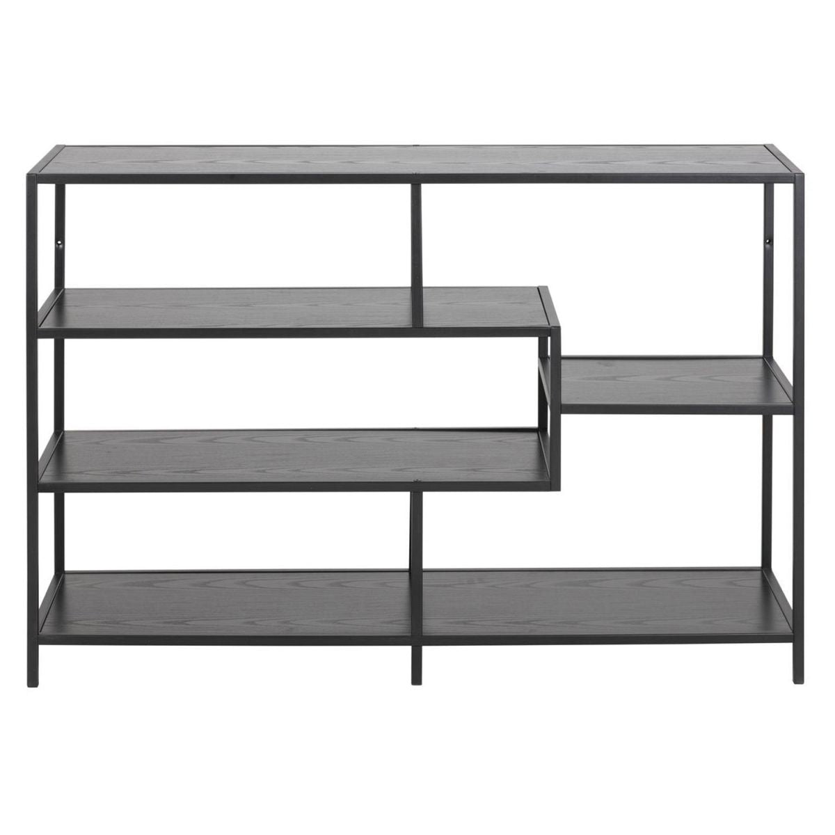 Shelf Aberystwyth | size: Width: 114cm, Height: 78cm, Depth: 35cm | color: Black | image: 2 | variant: 1000170