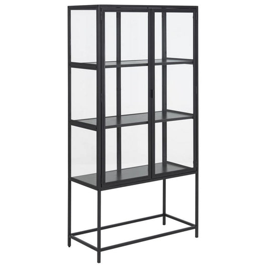 Shelf Aberystwyth | size: Width: 77cm, Height: 150cm, Depth: 35cm | color: Black | image: 1 | variant: 1004987