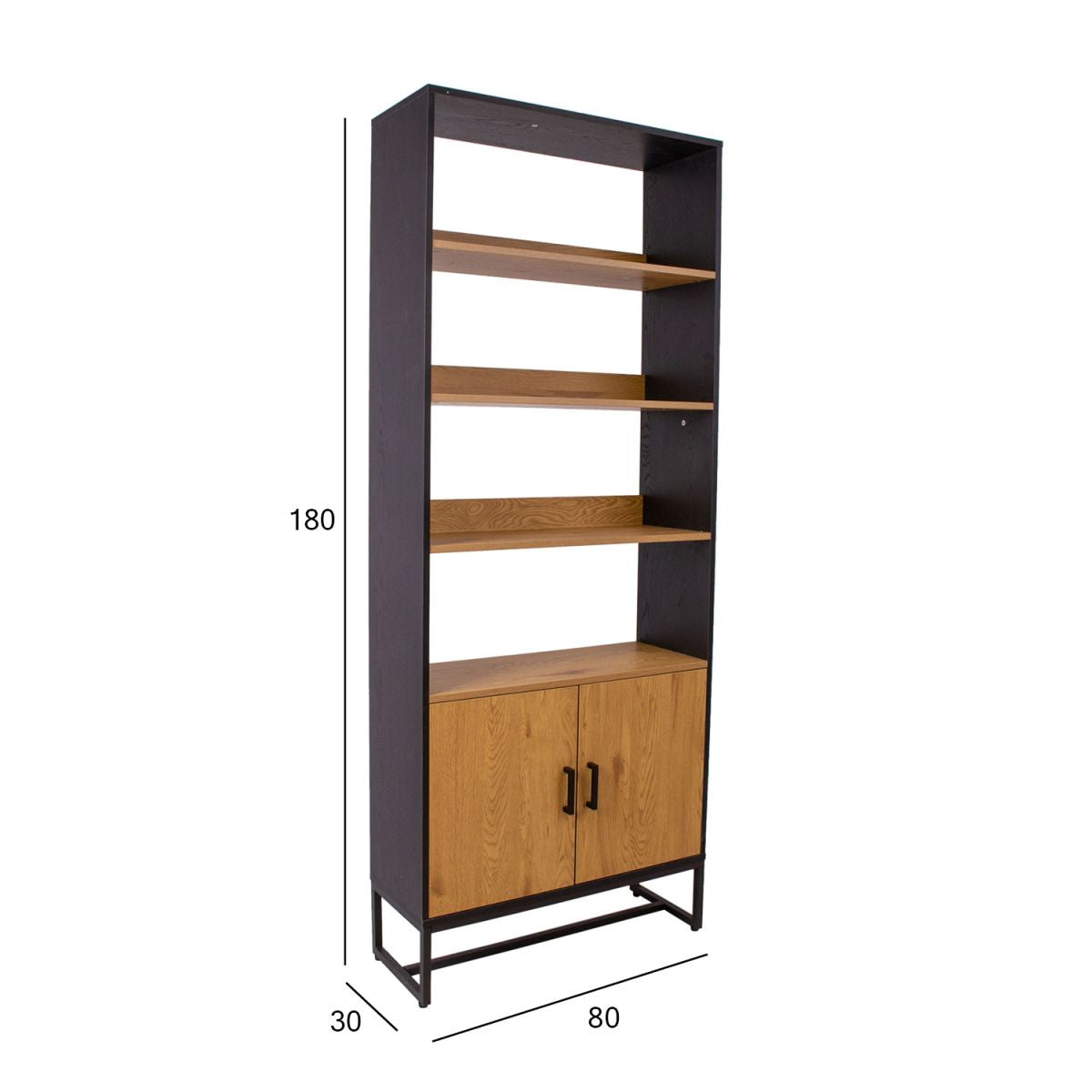 Shelf Amsterdam 1 | size: Width: 80cm, Height: 180cm, Depth: 30cm | image: 2 | variant: 1011866