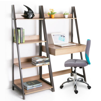 Shelf East Broadstairs | size: Width: 52cm, Height: 146.5cm, Depth: 47.5cm | color: Brown | image: 3 | variant: 1005311