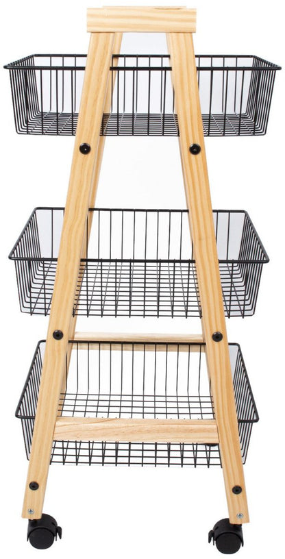 Shelf East Carmarthen | size: Width: 32cm, Height: 81cm, Depth: 37cm | color: Black/Oak | image: 3 | variant: 1005711