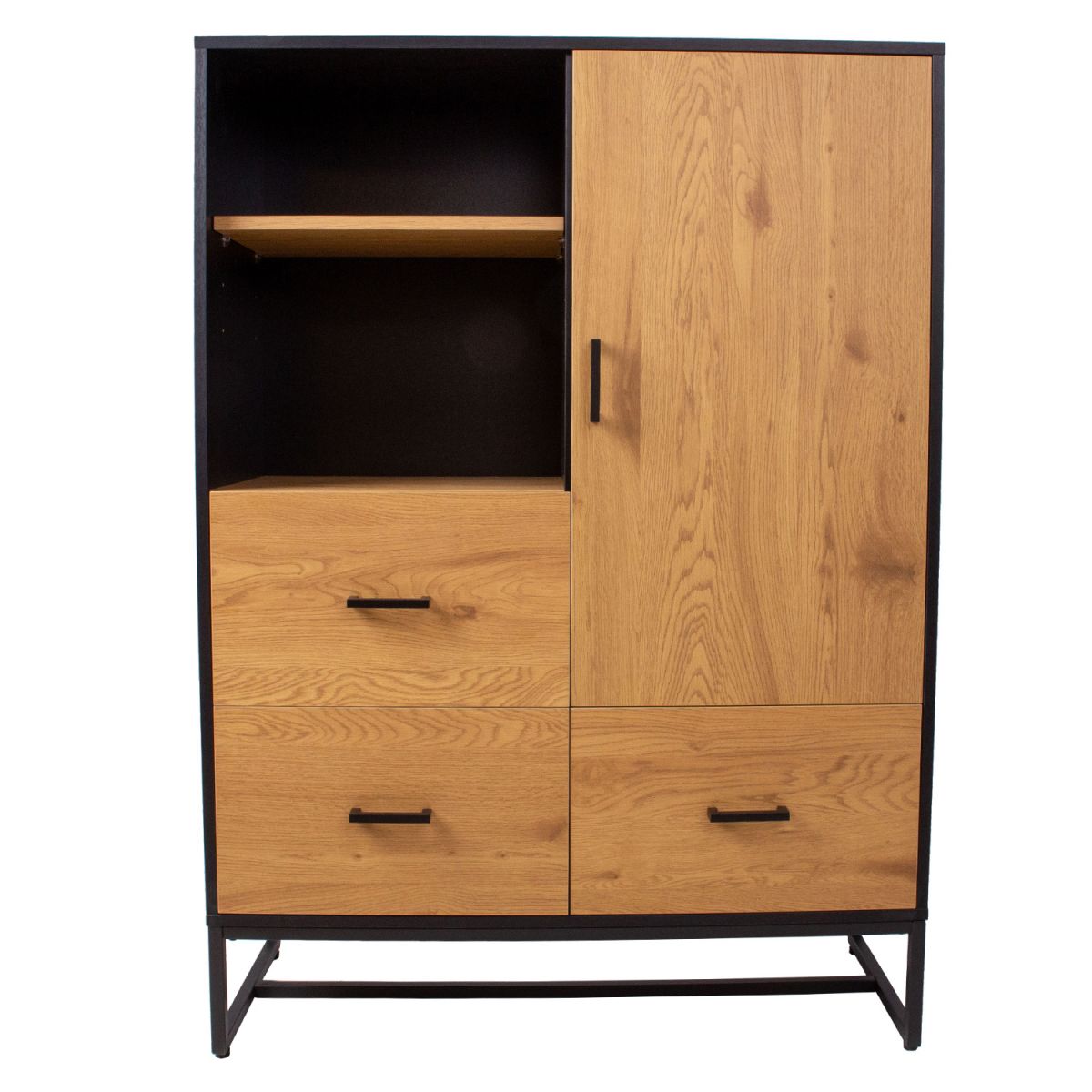 Shelf East Falmouth | size: Width: 100cm, Height: 140cm, Depth: 40cm | color: Oak | image: 3 | variant: 1005408