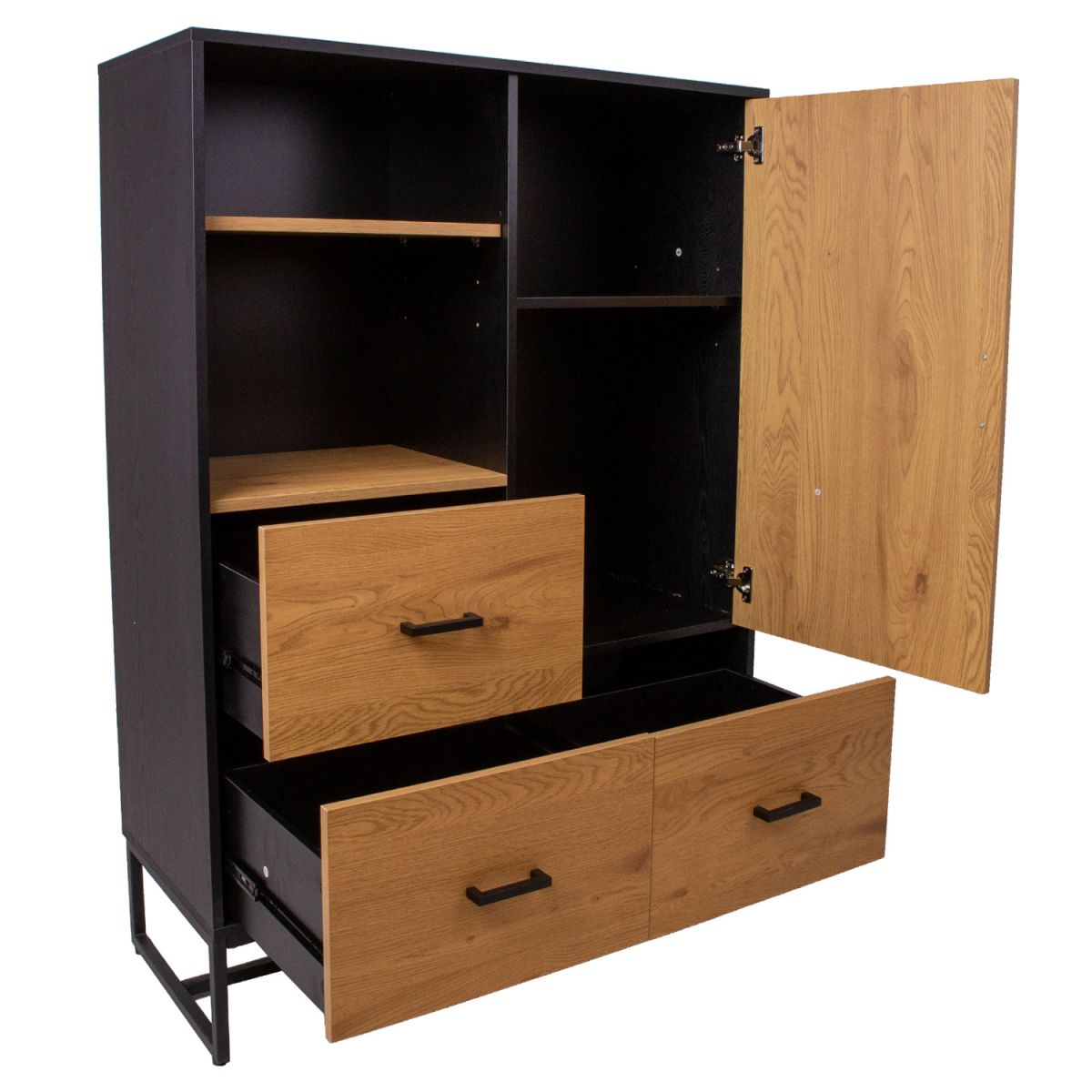 Shelf East Falmouth | size: Width: 100cm, Height: 140cm, Depth: 40cm | color: Oak | image: 4 | variant: 1005408