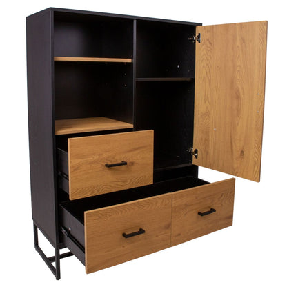 Shelf East Falmouth | size: Width: 100cm, Height: 140cm, Depth: 40cm | color: Oak | image: 4 | variant: 1005408