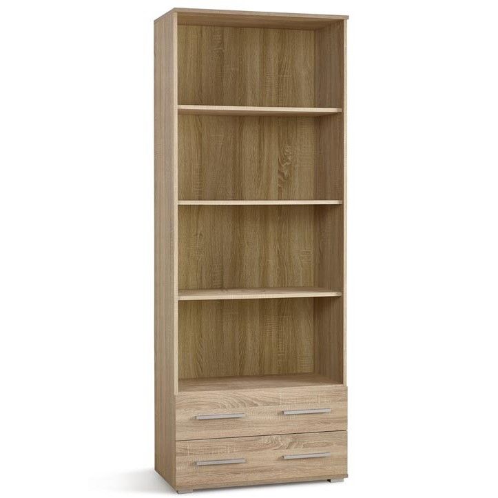 Shelf Lima 2 | size: Width: 77cm, Height: 200cm, Depth: 40cm | color: Oak | image: 2 | variant: 1010898