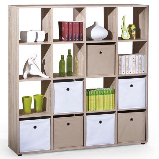 Shelf Luni 1 | size: Width: 139cm, Height: 144cm, Depth: 33cm | color: Oak | image: 0 | variant: 1010885