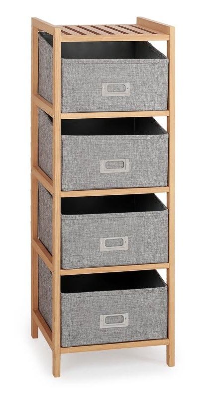 Shelf Reg 10 | size: Width: 28cm, Height: 83cm, Depth: 26cm | color: Black | image: 1 | variant: 1010868