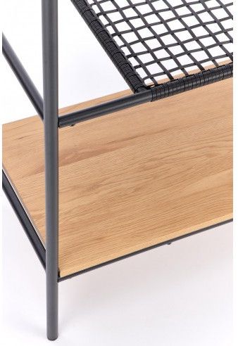 Shelf Reg21 | size: Width: 111cm, Height: 129cm, Depth: 34cm | color: Black/Oak | image: 5 | variant: 1012138