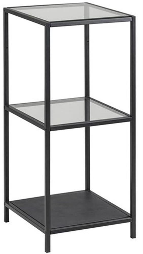 Shelf Seaford 17 | size: Width: 37cm, Height: 82.5cm, Depth: 35cm | color: Black | image: 1 | variant: 1016957