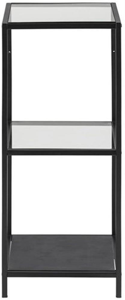 Shelf Seaford 17 | size: Width: 37cm, Height: 82.5cm, Depth: 35cm | color: Black | image: 2 | variant: 1016957