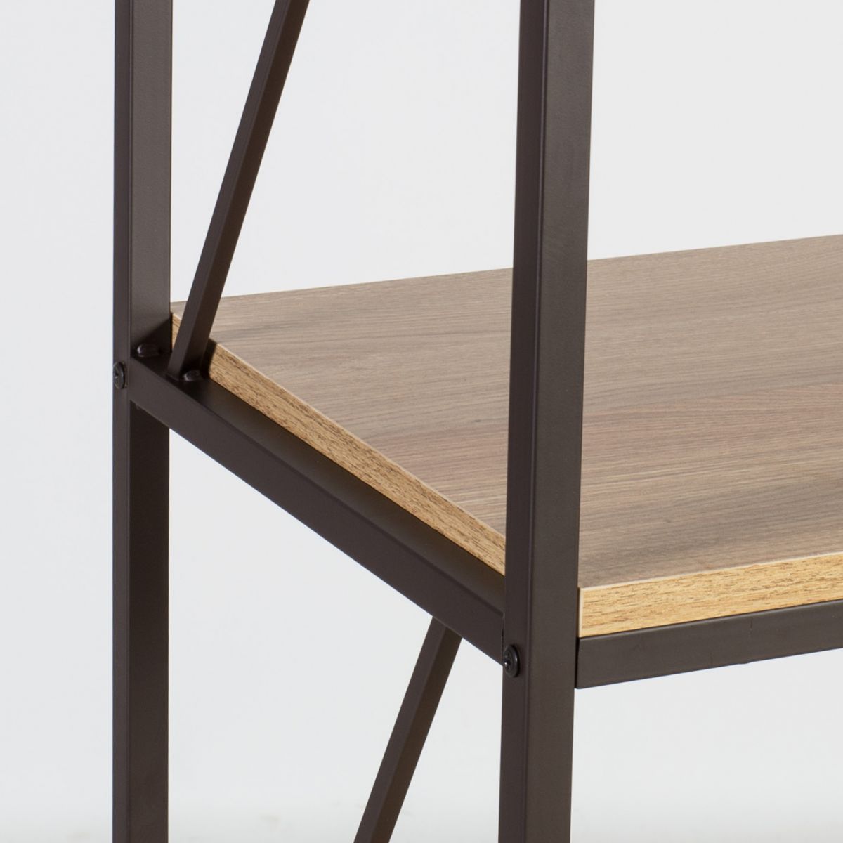 Shelf Study 1 | size: Width: 60cm, Height: 139.5cm, Depth: 40cm | color: Brown | image: 1 | variant: 1011714