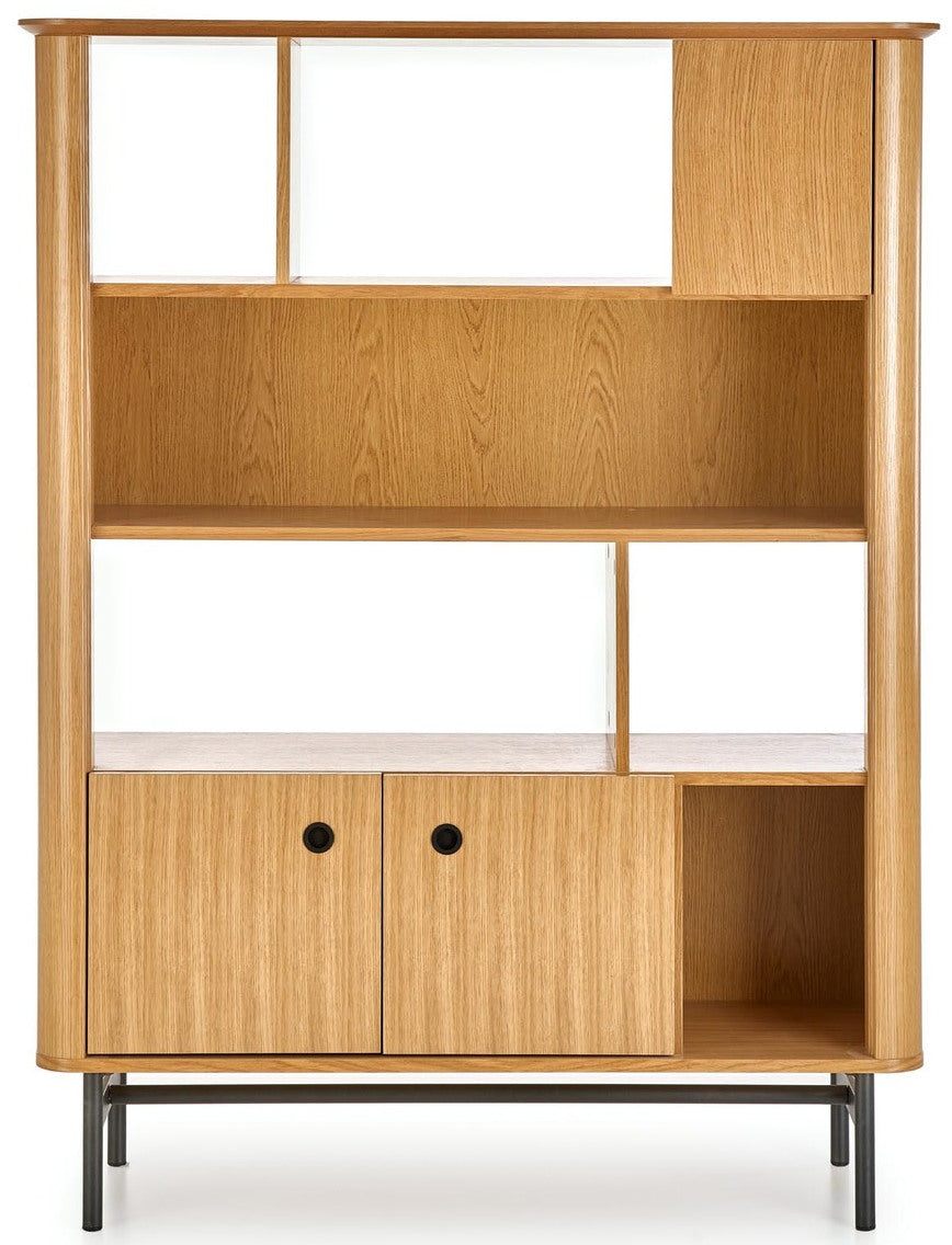 Shelf West Mosfellsbr | size: Width: 117cm, Height: 153cm, Depth: 37cm | color: Oak | image: 2 | variant: 1007537