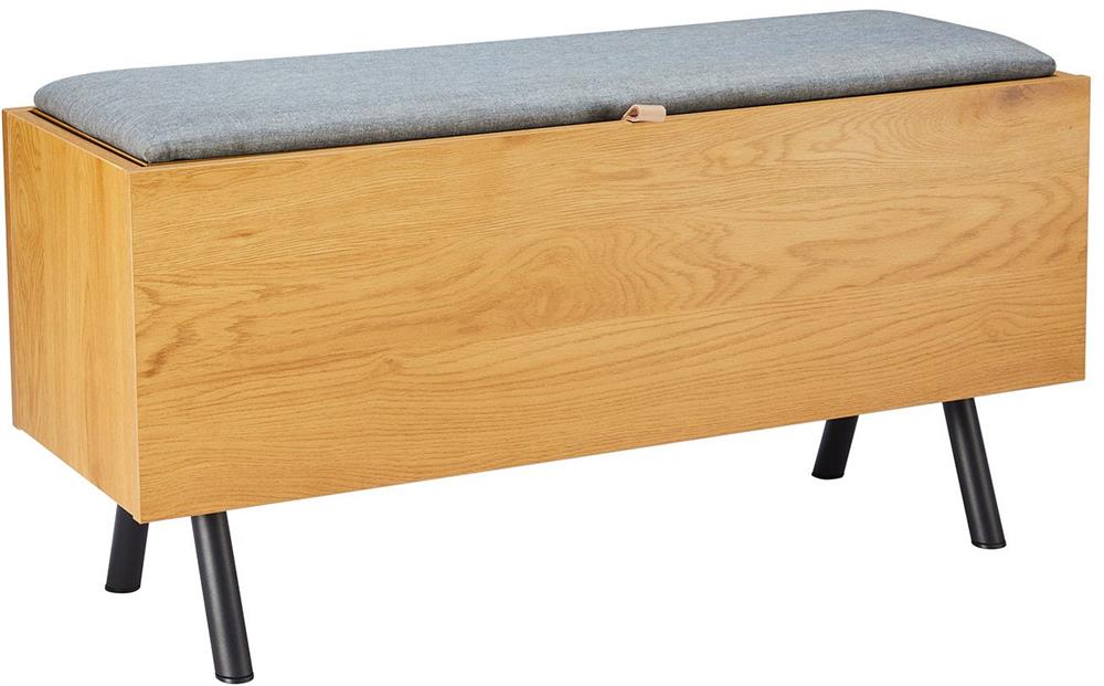 Shoe Cabinet Aalborg | size: Length: 32cm, Width: 90cm, Height: 46cm | color: Oak | image: 1 | variant: 1016712