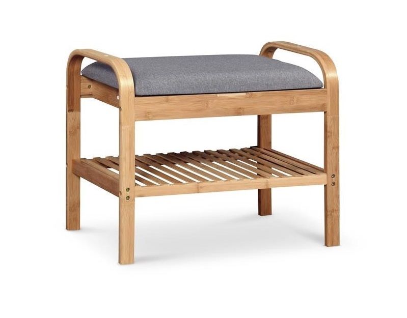 Shoe Rack ST12 | size: Width: 60cm, Height: 50cm, Depth: 33cm | color: Natural | image: 1 | variant: 1011700