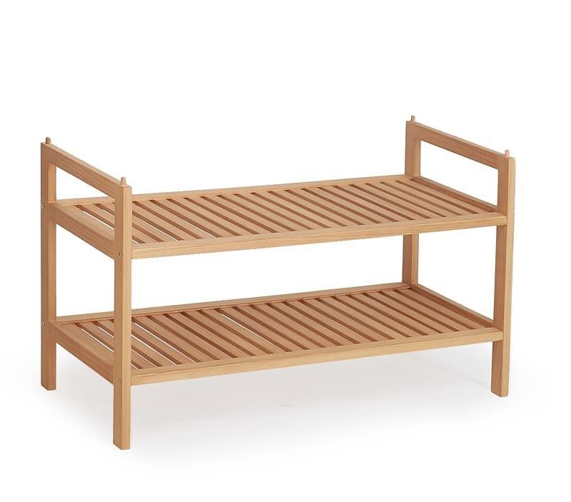 Shoe Rack ST9 | size: Width: 69cm, Height: 41cm, Depth: 26cm | color: Natural | image: 1 | variant: 1010907