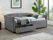 Single Bed East Cambridge | size: Length: 214cm, Width: 100cm, Height: 92cm | color: Gray | image: 0 | variant: 1004592