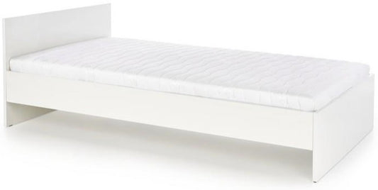 Single Bed Lima 1 | size: Length: 205cm, Width: 95cm, Height: 70cm | color: White | image: 1 | variant: 1010191