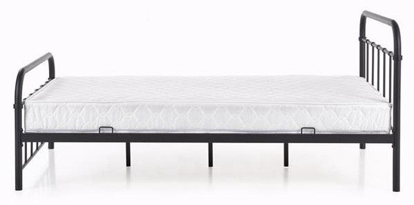 Single Bed Linda | size: Length: 209cm, Width: 124cm, Height: 93cm | color: Black | image: 4 | variant: 1010197