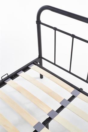 Single Bed Linda | size: Length: 209cm, Width: 124cm, Height: 93cm | color: Black | image: 6 | variant: 1010197