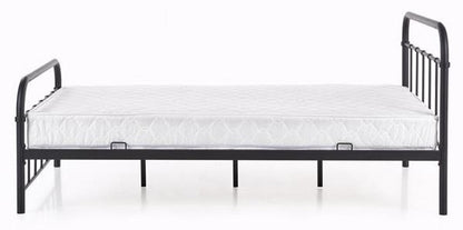 Single Bed Montreal | size: Length: 209cm, Width: 124cm, Height: 93cm | color: Black | image: 4 | variant: 1003415