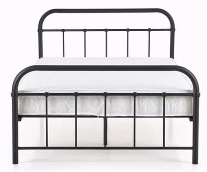 Single Bed Montreal | size: Length: 209cm, Width: 124cm, Height: 93cm | color: Black | image: 5 | variant: 1003415