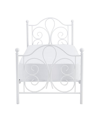 Single Bed Moscow | size: Length: 209cm, Width: 94cm, Height: 93cm | color: White | image: 2 | variant: 1003421