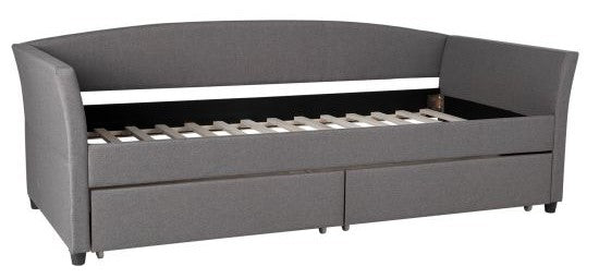 Single Bed Warrington | size: Length: 220cm, Width: 98cm, Height: 78cm | color: Gray | image: 2 | variant: 1005002