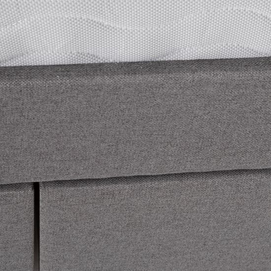 Single Bed Warrington | size: Length: 220cm, Width: 98cm, Height: 78cm | color: Gray | image: 2 | variant: 1005508