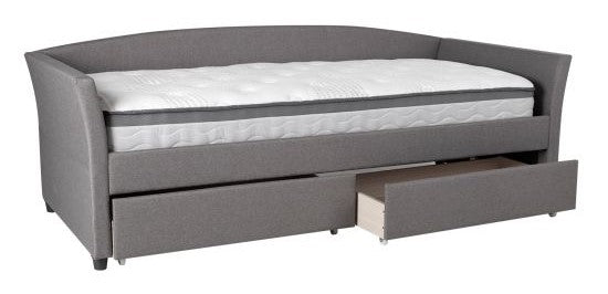 Single Bed Warrington | size: Length: 220cm, Width: 98cm, Height: 78cm | color: Gray | image: 3 | variant: 1005508