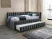 Single Bed Widnes | size: Length: 216cm, Width: 133cm, Height: 95cm | color: Gray | image: 0 | variant: 1004579