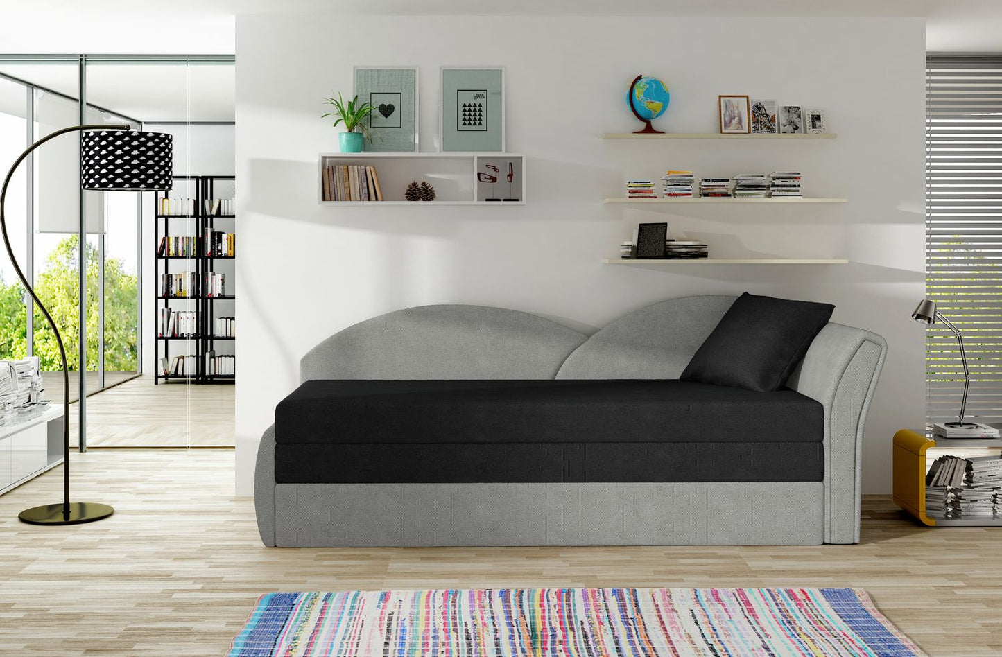Sleeper Sofa Aga 7 | size: Width: 80cm, Height: 77cm, Depth: 218cm | color: Soro | image: 1 | variant: 1017125