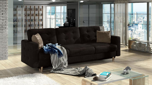 Sleeper Sofa Asgard 10 | size: Width: 235cm, Height: 86cm, Depth: 95cm | color: Brown | image: 0 | variant: 1012783