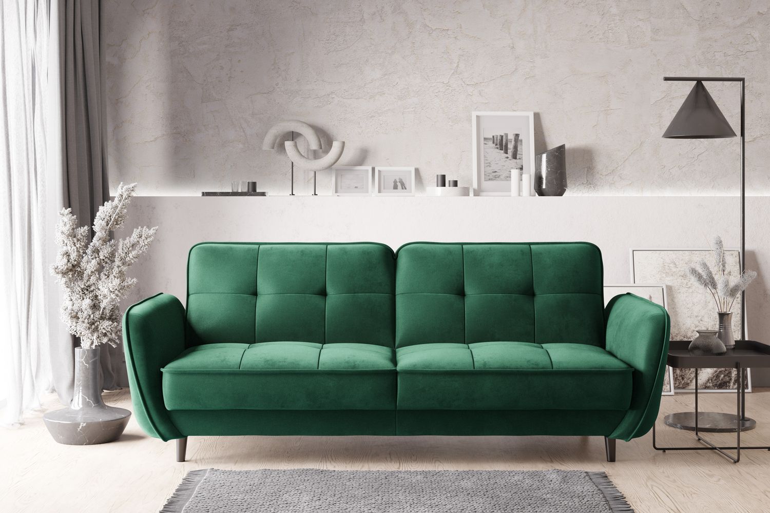 Sleeper Sofa Bellis 37 | size: Width: 90cm, Height: 83cm, Depth: 220cm | color: Lukso | image: 1 | variant: 1017213