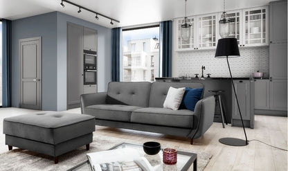 Sleeper Sofa Bellis 4 | size: Width: 220cm, Height: 83cm, Depth: 90cm | color: Gray | image: 0 | variant: 1012687