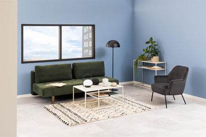 Sleeper Sofa Blain 1 | size: Width: 200cm, Height: 83cm, Depth: 105cm | color: Green | image: 7 | variant: 1016860