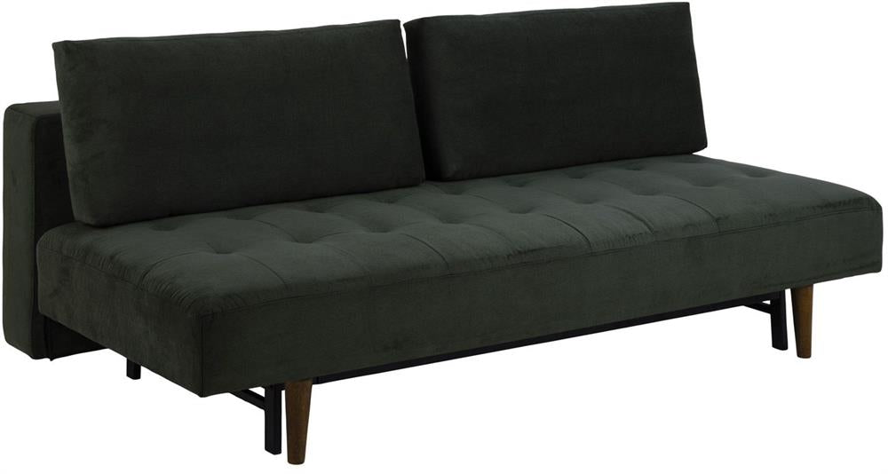 Sleeper Sofa East Brussels | size: Width: 200cm, Height: 83cm, Depth: 105cm | color: Green | image: 1 | variant: 1006055