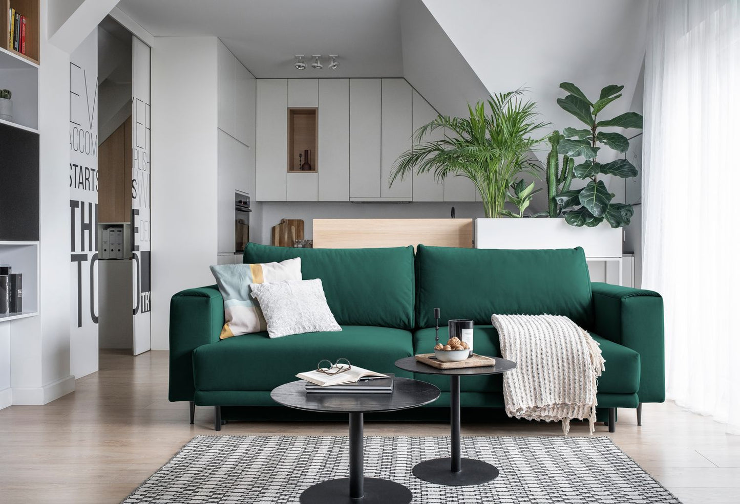 Sleeper Sofa East Grantham 21 | size: Width: 90cm, Height: 90cm, Depth: 260cm | color: Velvetmat | image: 1 | variant: 1017838