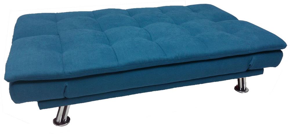 Sleeper Sofa East Hatfield | size: Width: 189cm, Height: 91cm, Depth: 88cm | color: Blue | image: 3 | variant: 1006267