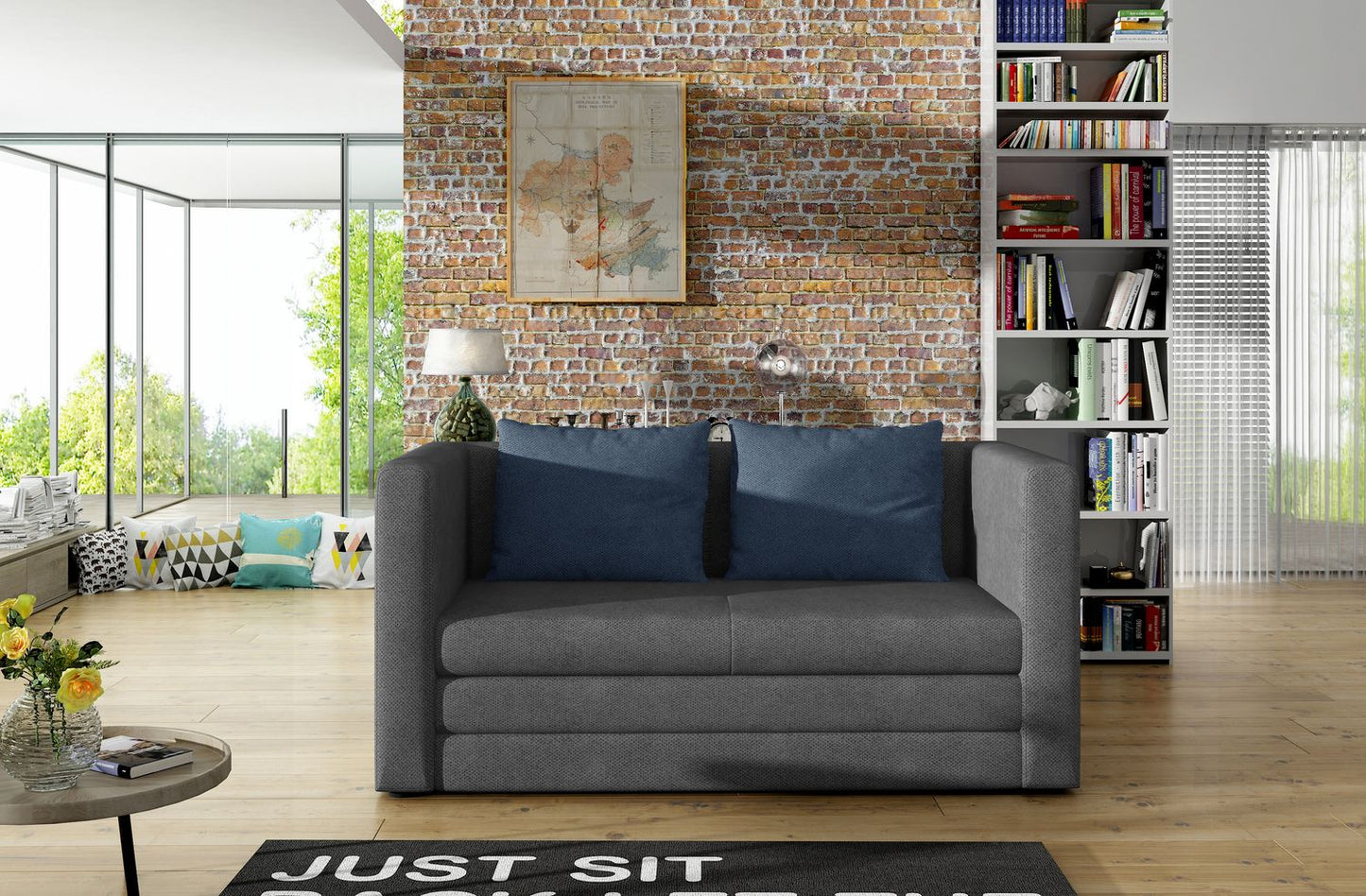 Sleeper Sofa East Horncastle 5 | size: Width: 70cm, Height: 62cm, Depth: 132cm | color: Soro | image: 1 | variant: 1017982