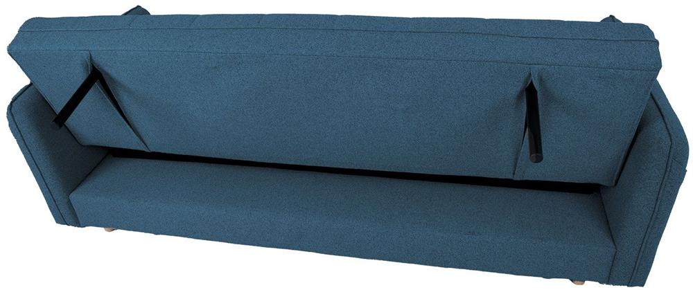 Sleeper Sofa East Salamanca | size: Width: 200cm, Height: 93cm, Depth: 88cm | color: Blue | image: 7 | variant: 1006263