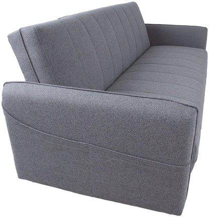 Sleeper Sofa East Salamanca | size: Width: 200cm, Height: 93cm, Depth: 88cm | color: Gray | image: 5 | variant: 1006261