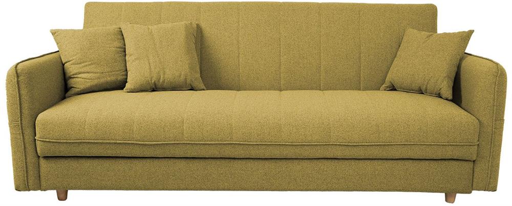 Sleeper Sofa East Salamanca | size: Width: 200cm, Height: 93cm, Depth: 88cm | color: Yellow | image: 3 | variant: 1006262