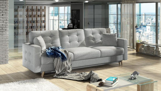 Sleeper Sofa East Sondrio 9 | size: Width: 235cm, Height: 86cm, Depth: 95cm | color: Gray | image: 0 | variant: 1013966
