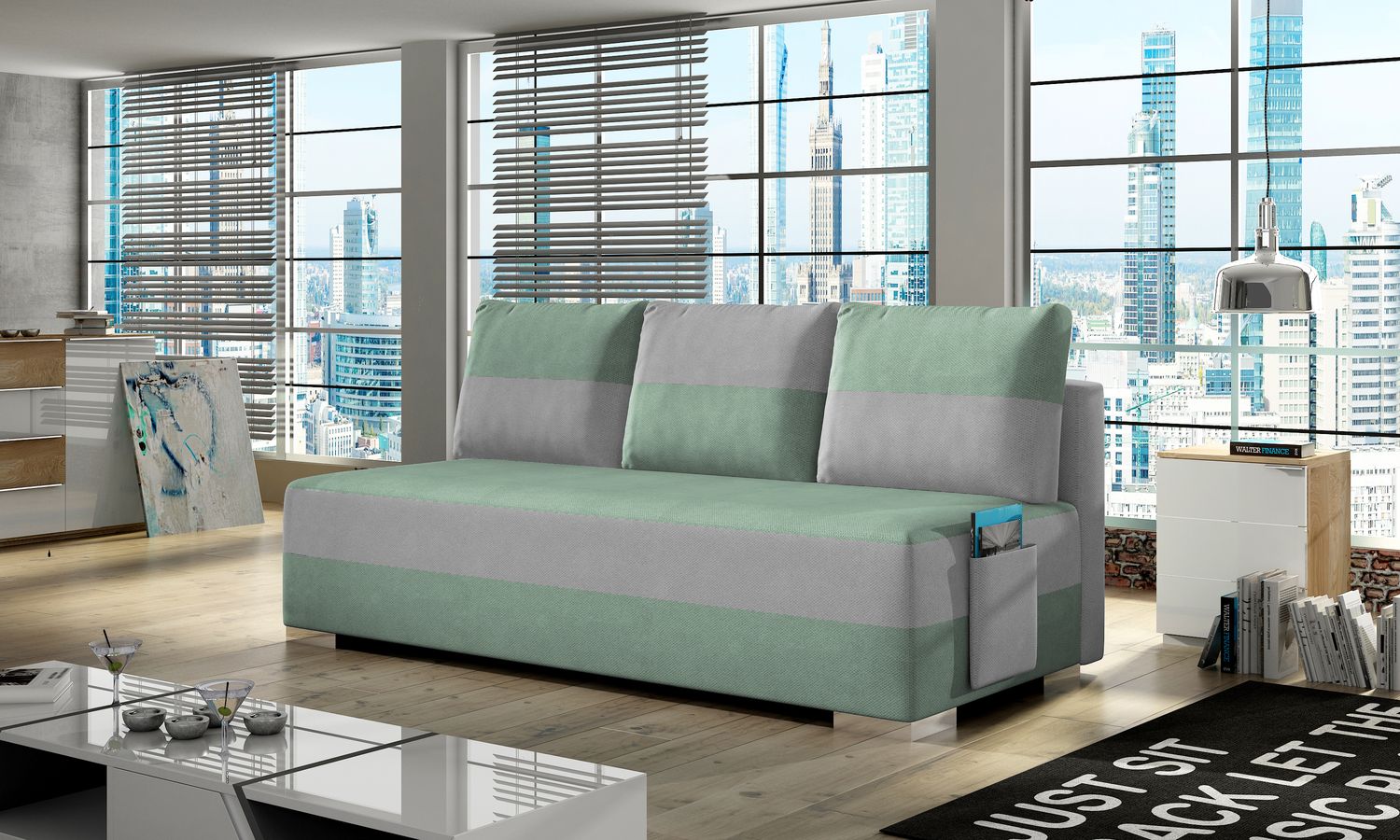 Sleeper Sofa East Xiamen 12 | size: Width: 50cm, Height: 83cm, Depth: 200cm | color: Soro | image: 1 | variant: 1017777