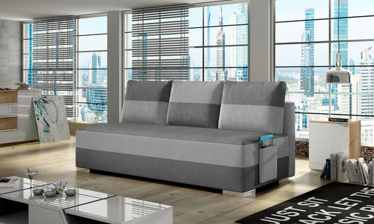 Sleeper Sofa East Xiamen 15 | size: Width: 50cm, Height: 83cm, Depth: 200cm | color: Soro | image: 1 | variant: 1017780