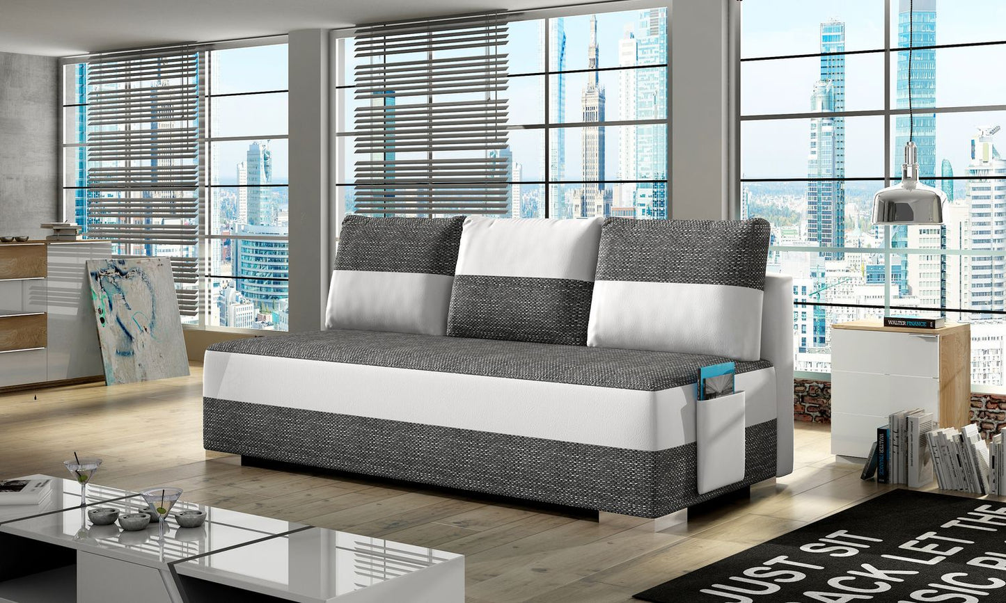 Sleeper Sofa East Xiamen 5 | size: Width: 50cm, Height: 83cm, Depth: 200cm | color: Berlin/Soft | image: 1 | variant: 1017770